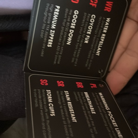 Canada Goose Navy Parka with Fur Hood - Picture 10 of 11